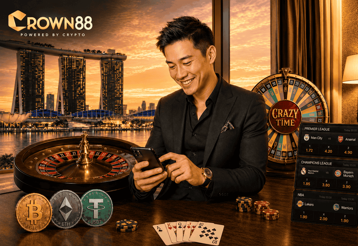 Official Crown88 Singapore online crypto casino