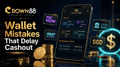 Crown88 Wallet Mistakes That Can Delay Your Withdrawal