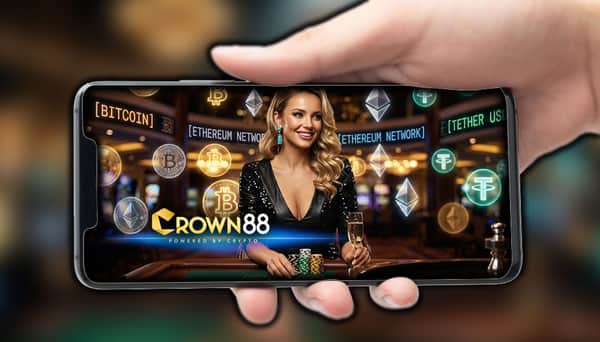 Mobile Crypto Casino CROWN88