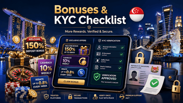casino fair play, bonuses, KYC in Singapore