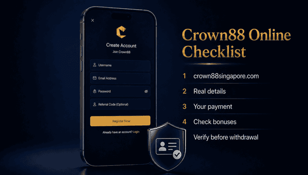 crown88 online checklist before signing up
