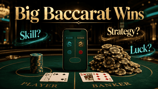big baccarat wins - skill, strategy, or luck
