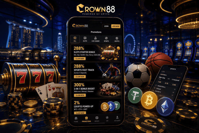 13 Crown88 Bonuses to Claim