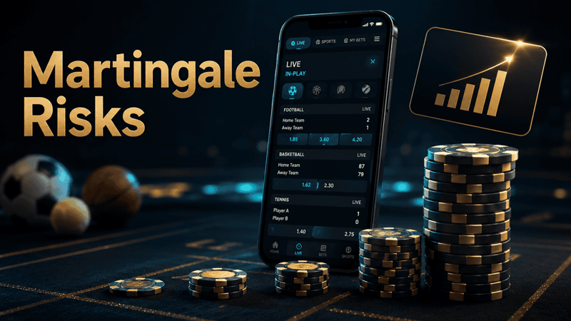 Martingale Risks for Sports Betting